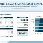 arbitrage bet calculator